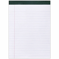 Roaring Spring Recycled Legal Pads 40 Sheets - 80 Pages - Stapled/Tapebound - Both Side Ruling Surface - Wide Ruled Front Ruling - Double Line Red Margin - 15 lb Basis Weight - Legal - 8 1/2" x 11 3/4" Sheet Size - 8.5" Width x 11.8" Depth - Whi (74713CT) Roaring Spring Recycled Legal Pads 40 Sheets - 80 Pages - Stapled/Tapebound - Both Side Ruling Surface - Wide Ruled Front Ruling - Double Line Red Margin - 15 lb Basis Weight - Legal - 8 1/2" x 11 3/4" Sheet Size - 8.5" Width x 11.8" Depth - Whi (74713CT)
