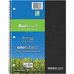 Roaring Spring Environotes Wirebound Notebook 1 Subject(s) - 70 Sheets - 140 Pages - Spiral - Both Side Ruling Surface - College Ruled Front Ruling - 3 Hole(s) - 20 lb Basis Weight - 11" Width x 8.5" Depth - White Paper - Assorted Chipboard, Boa (13361CT) Roaring Spring Environotes Wirebound Notebook 1 Subject(s) - 70 Sheets - 140 Pages - Spiral - Both Side Ruling Surface - College Ruled Front Ruling - 3 Hole(s) - 20 lb Basis Weight - 11" Width x 8.5" Depth - White Paper - Assorted Chipboard, Boa (13361CT)