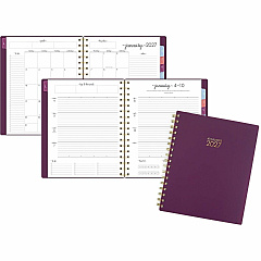 At-A-Glance Harmony Weekly/Monthly Planner Weekly, Monthly - 13 Month - January 2027 to January 2028 - 7" x 8 3/4" Sheet Size - Twin Wire - Mulberry Poly Cover - 1 Each (109980518) At-A-Glance Harmony Weekly/Monthly Planner Weekly, Monthly - 13 Month - January 2027 to January 2028 - 7" x 8 3/4" Sheet Size - Twin Wire - Mulberry Poly Cover - 1 Each (109980518)