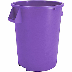 Sparta Bronco Round Waste Containers Open Top - 44 gal Capacity - Round - Manual - For Food Service - Durable, Reinforced, Stackable, Ergonomic Handle, Recyclable - 31.6" Height x 24.2" Width x 24.2" Depth - Plastic, Linear Low-Density Polyethy (84104489) Sparta Bronco Round Waste Containers Open Top - 44 gal Capacity - Round - Manual - For Food Service - Durable, Reinforced, Stackable, Ergonomic Handle, Recyclable - 31.6" Height x 24.2" Width x 24.2" Depth - Plastic, Linear Low-Density Polyethy (84104489)