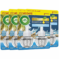 Air Wick Scent Oil Warmer Refill Oil - 0.7 fl oz (0 quart) - Turquoise Oasis - 140 Day - 2 Refills/Pack - 6 / Carton (01332CT)