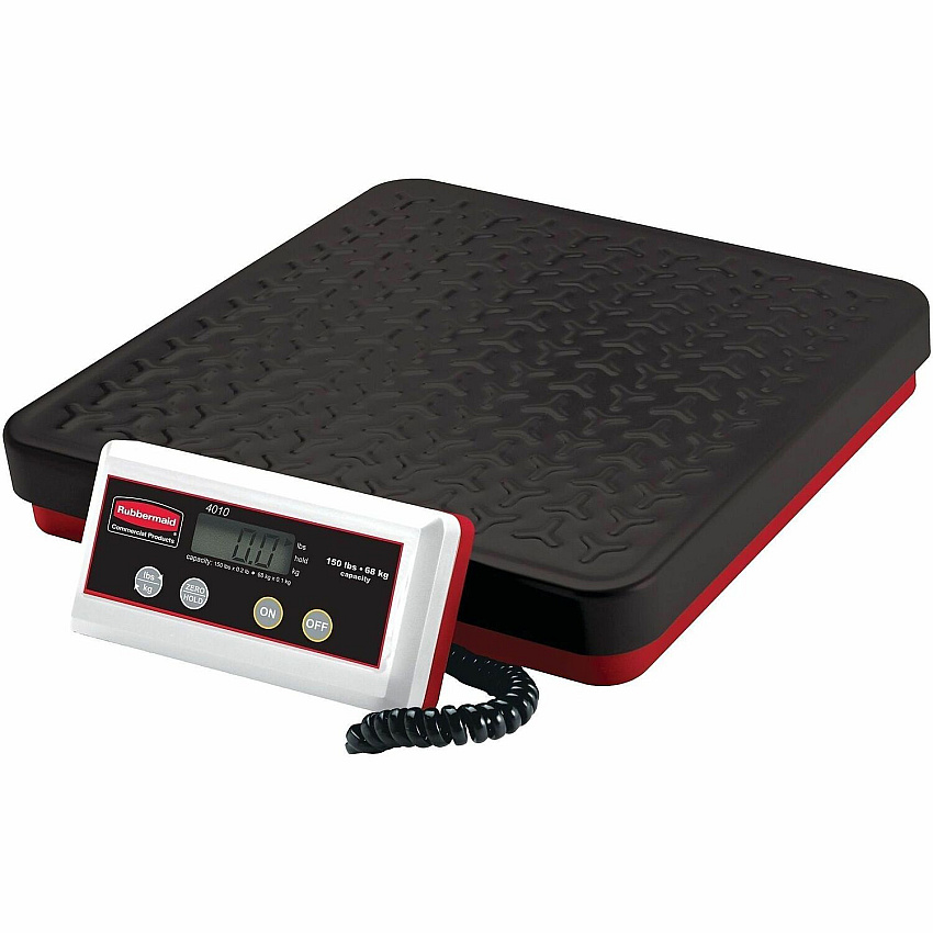 Rubbermaid Commercial Digital Receiving Scale 150 lb - Black - 1 Each (401088)