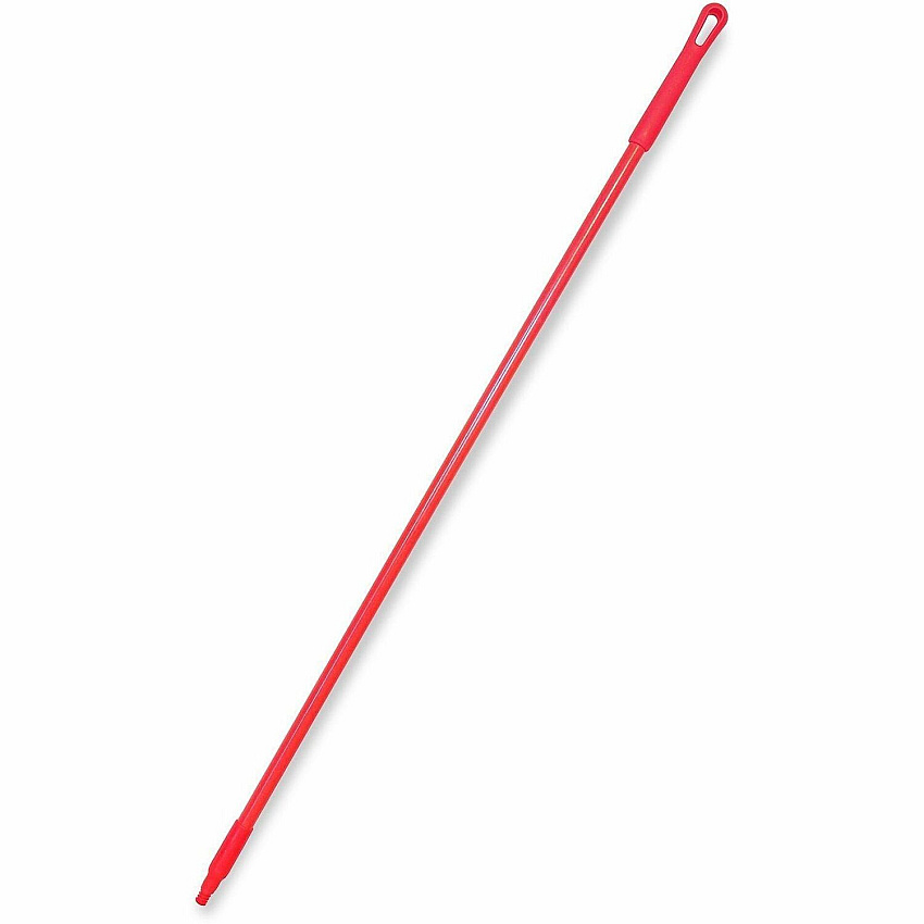 Sparta 60" Fiberglass Broom Handle 60" Length x 1" Diameter - Red - Fiberglass, Polyester, Polypropylene - 1 Each (40225EC05)