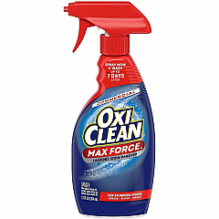 OxiClean Max Force Stain Remover For Laundry, Commercial, Fabric - Spray - 12 fl oz (0.4 quart) - Recommended For: Stain Remover, Grass Stain Remover, Grease Remover, Oil Remover, Ice Cream Remover, Dried-on Food Remover, Blood Remover, Soil Re (57037000)