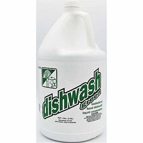 Genuine Joe Dishwash Green Liquid Dish Soap For Multipurpose - Concentrate - Liquid - 128 fl oz (4 quart) - Pleasant Scent - Recommended For: Grease Remover, Baked-on Food Remover - Green - 1 Carton (GJO01295)