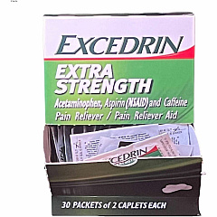 Lil' Drug Store Excedrin Pain Reliever For Headache, Body Ache, Arthritis, Cold, Pain, Migraine - 30 / Box (64108) Lil' Drug Store Excedrin Pain Reliever For Headache, Body Ache, Arthritis, Cold, Pain, Migraine - 30 / Box (64108)
