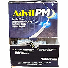 Lil' Drug Store Advil PM For Body Ache, Pain - 30 / Box (64338) Lil' Drug Store Advil PM For Body Ache, Pain - 30 / Box (64338)