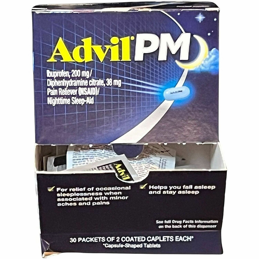Lil' Drug Store Advil PM For Body Ache, Pain - 30 / Box (64338)