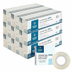 Business Source Premium Invisible Tape Value Pack 27.78 yd Length x 0.75" Width - 1" Core - Clear - Split Resistant, Tear Resistant - For Mending, Splicing, Holding, Multipurpose - 12 / Carton (BSN32953CT) Business Source Premium Invisible Tape Value Pack 27.78 yd Length x 0.75" Width - 1" Core - Clear - Split Resistant, Tear Resistant - For Mending, Splicing, Holding, Multipurpose - 12 / Carton (BSN32953CT)