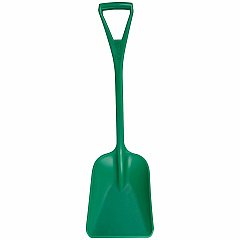 Sparta Food Service Sanitary Shovel 36.2" Length - Green - Plastic, Polypropylene - 3 lb - Heavy Duty, Rust Proof, Unbreakable, Scratch Resistance, Bend Resistant, Easy to Clean - 1 Each (41076EC09)