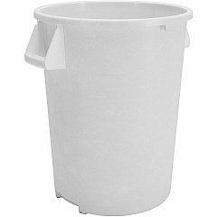 Sparta Bronco Round Waste Containers Open Top - 44 gal Capacity - Round - Manual - For Food Service - Durable, Reinforced, Stackable, Ergonomic Handle, Recyclable - 31.6" Height x 24.2" Width x 24.2" Depth - Plastic, Linear Low-Density Polyethy (84104402) Sparta Bronco Round Waste Containers Open Top - 44 gal Capacity - Round - Manual - For Food Service - Durable, Reinforced, Stackable, Ergonomic Handle, Recyclable - 31.6" Height x 24.2" Width x 24.2" Depth - Plastic, Linear Low-Density Polyethy (84104402)