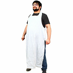 Genuine Joe Vinyl Aprons White - Vinyl - 1 Carton (GJO01299) Genuine Joe Vinyl Aprons White - Vinyl - 1 Carton (GJO01299)