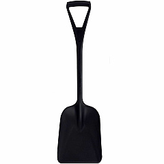 Sparta Food Service Sanitary Shovel 36.2" Length - Black - Plastic, Polypropylene - 3 lb - Heavy Duty, Rust Proof, Unbreakable, Scratch Resistance, Bend Resistant, Easy to Clean - 1 Each (41076EC03)