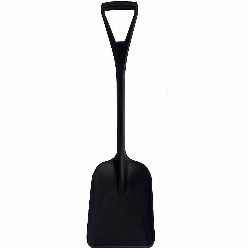 Sparta Food Service Sanitary Shovel 36.2" Length - Black - Plastic, Polypropylene - 3 lb - Heavy Duty, Rust Proof, Unbreakable, Scratch Resistance, Bend Resistant, Easy to Clean - 1 Each (41076EC03)