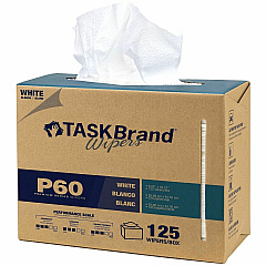 Genuine Joe Hydroknit Towel Wipers For Multipurpose - Low Linting, Absorbent, Solvent Resistant, Versatile - White - 125/Box - 1 Carton (GJO01301) Genuine Joe Hydroknit Towel Wipers For Multipurpose - Low Linting, Absorbent, Solvent Resistant, Versatile - White - 125/Box - 1 Carton (GJO01301)