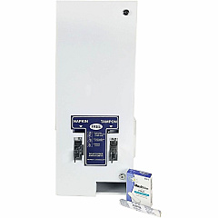 Genuine Joe Sanitary Napkin/Tampon Dispenser White - 1 Carton (GJO01302)