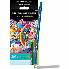 Prismacolor Scholar Colored Pencils Assorted Lead - 24 / Pack (2226806)