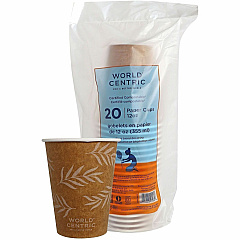 World Centric Cup 12 fl oz - Beige - Paper, Sugarcane Paper - Hot Drink, Tea, Coffee, Beverage, Cafe, Deli, Restaurant - 20 / Pack (CURTPA12) World Centric Cup 12 fl oz - Beige - Paper, Sugarcane Paper - Hot Drink, Tea, Coffee, Beverage, Cafe, Deli, Restaurant - 20 / Pack (CURTPA12)