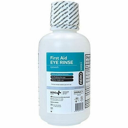 Aero AeroWash First-Aid Eyewash 16 fl oz - Sterile - For Irritated Eyes, Eye Burning, Eye Itching - 1 Each (AW16OZUS)
