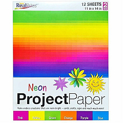 Royal Brites 2-Sided Project Paper Neon Assortment Craft, Project, Cutting, Shaping, Poster, Classroom, Party, Decoration, Student, Display, DIY Project, ... - 11" x 14" - Matte Texture - Assorted Neon - Paper - 12 / Carton (25401) Royal Brites 2-Sided Project Paper Neon Assortment Craft, Project, Cutting, Shaping, Poster, Classroom, Party, Decoration, Student, Display, DIY Project, ... - 11" x 14" - Matte Texture - Assorted Neon - Paper - 12 / Carton (25401)