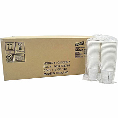 Genuine Joe BPI Certified Compostable Paper Cups 10 fl oz - Leak Proof Closure - White - Paper, Polylactic Acid (PLA) - Cold, Beverage, Breakroom - 1 Carton (GJO02047) Genuine Joe BPI Certified Compostable Paper Cups 10 fl oz - Leak Proof Closure - White - Paper, Polylactic Acid (PLA) - Cold, Beverage, Breakroom - 1 Carton (GJO02047)