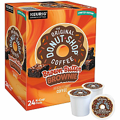 The Original Donut Shop® K-Cup Brown Butter Brownie Coffee K-Cup - Brown Butter Brownie - 24 / Box (0794) The Original Donut Shop® K-Cup Brown Butter Brownie Coffee K-Cup - Brown Butter Brownie - 24 / Box (0794)