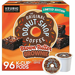 The Original Donut Shop® K-Cup Brown Butter Brownie Coffee K-Cup - Brown Butter Brownie - 4 / Carton (0794CT) The Original Donut Shop® K-Cup Brown Butter Brownie Coffee K-Cup - Brown Butter Brownie - 4 / Carton (0794CT)
