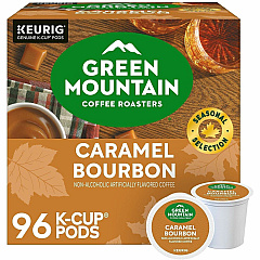 Green Mountain Coffee Roasters® K-Cup Caramel Bourbon Coffee K-Cup - Caramel Bourbon - 4 / Carton (1081CT) Green Mountain Coffee Roasters® K-Cup Caramel Bourbon Coffee K-Cup - Caramel Bourbon - 4 / Carton (1081CT)