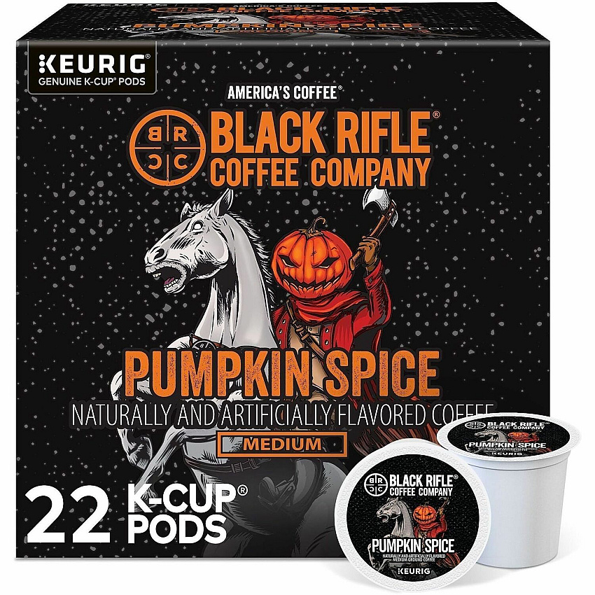 Black Rifle Coffee Company Black Rifle K-Cup, Pod Pumpkin Spice Coffee Medium - K-Cup, Pod - Pumpkin Spice - 22 / Box (0844)