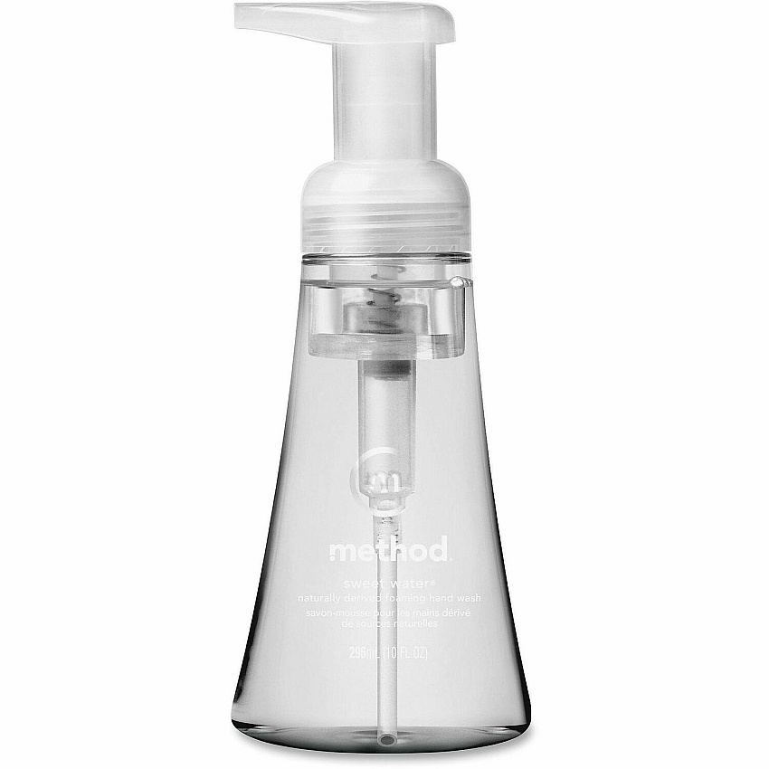 Method Foaming Hand Wash Sweet Water Scent - 10 fl oz - Pump Bottle Dispenser - Hand - Clear - Paraben-free, Phthalate-free, Cruelty-free - 1 Each (327740)