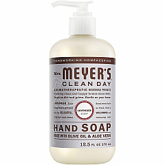 Mrs. Meyer's Clean Day Hand Soap Lavender Scent - 12.50 fl oz - Bottle Dispenser - Grime Remover, Dirt Remover - Hand, Office, Commercial, Food Handling, Education, Skin, Home - Moisturizing - Multi - Non-drying, Paraben-free, Phthalate-free, No  (390066)