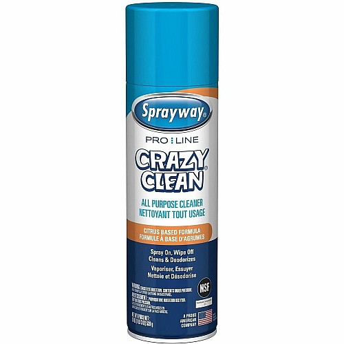 Sprayway Citrus Cleaning/Degreaser Spray For Kitchen, Counter, Bathroom, Tile, Home - Foam - 19 fl oz (0.6 quart) - Citrus, Orange Scent - Recommended For: Grease, Dirt Remover, Soot Remover, Oil Remover, Scuff Mark Remover - Dirt Resistant, G (SPRA57179)