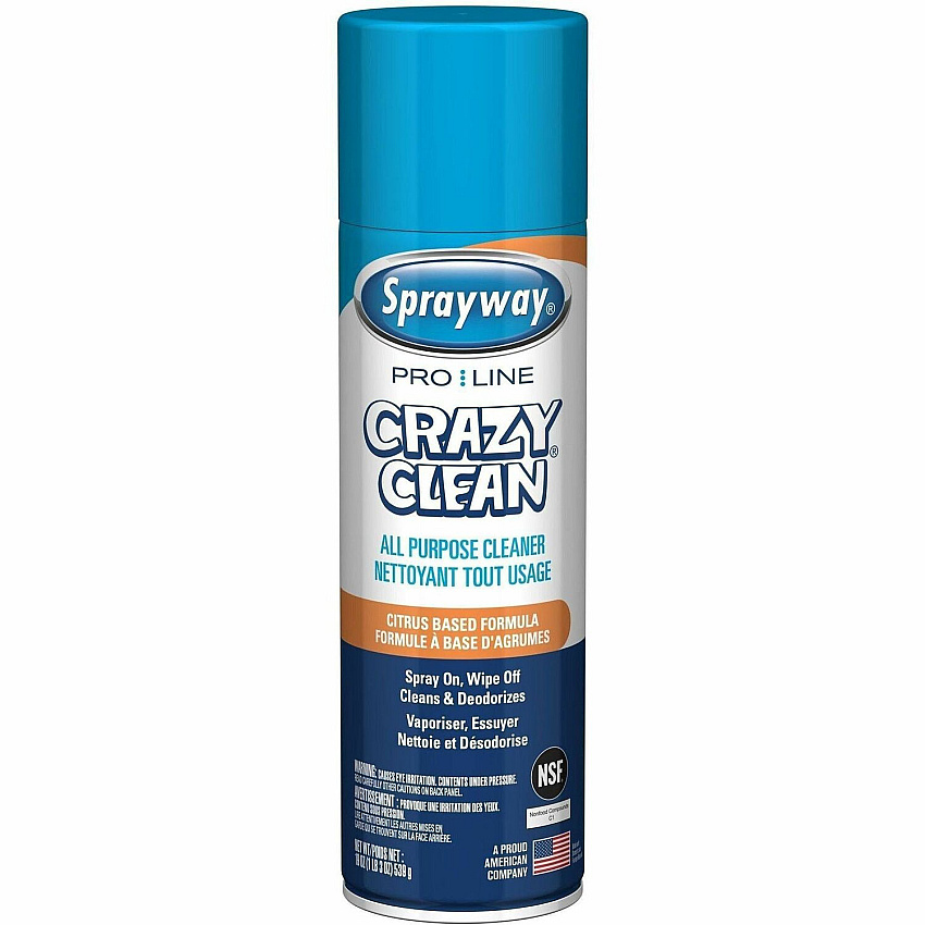 Sprayway Citrus Cleaning/Degreaser Spray For Kitchen, Counter, Bathroom, Tile, Home - Foam - 19 fl oz (0.6 quart) - Citrus, Orange Scent - Recommended For: Grease, Dirt Remover, Soot Remover, Oil Remover, Scuff Mark Remover - Dirt Resistant, G (SPRA57179)