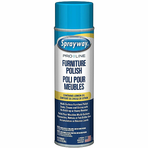 Sprayway ProLine Furniture Polish For Furniture, Wood, Metal, Plastic, Multipurpose - Foam - 16 oz (1 lb) - Recommended For: Wax Remover, Dust Remover, Dirt Remover, Fingerprint Remover, Smudge Remover - Streak-free, Dust-free, Cleanse, Dirt Res (SPRA811)
