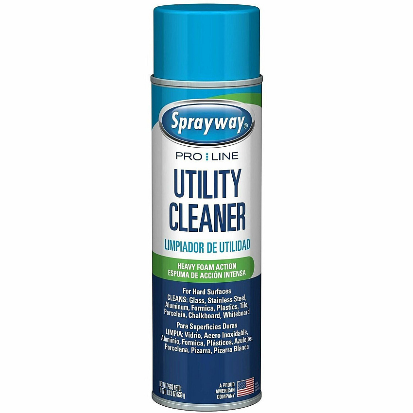 Sprayway Professional Utility Cleaner For Multi Surface, Hard Surface, Wall, Mirror, Multipurpose - Foam - 19 oz (1.19 lb) - Recommended For: Dirt Remover, Grime Remover, Soil Remover, Grease Remover, Residue Remover, Film Remover, Smudge Remo (SPRA58615)