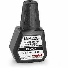 Trodat Maxlight Refill Ink Black Ink - 0.24 fl oz - Plastic - 1 Each - TAA Compliant (217474) Trodat Maxlight Refill Ink Black Ink - 0.24 fl oz - Plastic - 1 Each - TAA Compliant (217474)