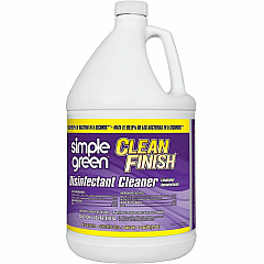 Simple Green Clean Finish Disinfectant Cleaner For Hard Surface, Nonporous Surface - 128 fl oz (4 quart) - Recommended For: Bacteria Remover, Dirt Remover, Grime Remover - Deodorize - Green - 4 / Carton (2801128) Simple Green Clean Finish Disinfectant Cleaner For Hard Surface, Nonporous Surface - 128 fl oz (4 quart) - Recommended For: Bacteria Remover, Dirt Remover, Grime Remover - Deodorize - Green - 4 / Carton (2801128)