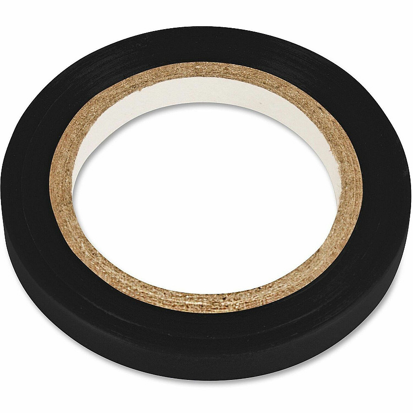 COSCO Glossy Art Tape 27 ft Length x 0.25" Width - Black - For Board - 1 Each (098075)