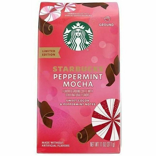 Starbucks K-Cup, Ground Peppermint Mocha Flavored Coffee (42734)