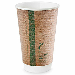 Vegware Double-Wall Hot Cups (VDWK16) Vegware Double-Wall Hot Cups (VDWK16)