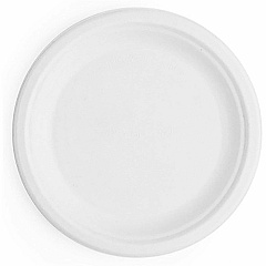 Vegware Nourish 7in Plate, White Molded Fiber (VWP011NFA) Vegware Nourish 7in Plate, White Molded Fiber (VWP011NFA)