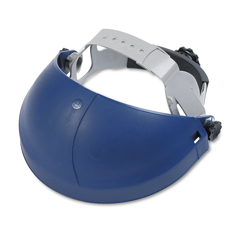 3M Tuffmaster Deluxe Headgear w/Ratchet Adjustment, Blue (8250100000)