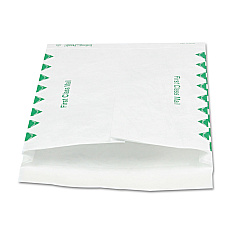 Survivor Open End Expansion Mailer Value Pack, First Class, Lightweight Tyvek, #13 1/2, Flip-Stik Redi-Strip, 10 x 13, White, 100/CT (R4510)