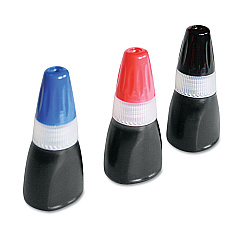 AbilityOne 7510012073959 SKILCRAFT AccuStamp Refill Ink, .35 oz Bottle, Blue