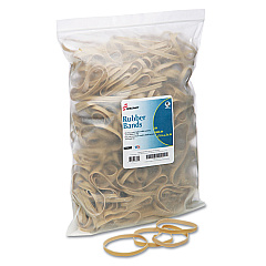 AbilityOne 7510010589974 SKILCRAFT Rubber Bands, Size 64, 0.03" Gauge, Beige, 1 lb Box, 400/Pack