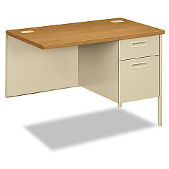 HON Metro Classic Series Workstation Return, Right, 42w x 24d, Harvest/Putty (P3235RCL)