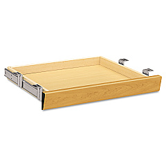 HON Laminate Angled Center Drawer, 22w x 15.38d x 2.5h, Harvest (1522C)