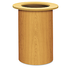 HON Laminate Cylinder Table Base, 18" dia x 28h, Harvest (TLRAC)