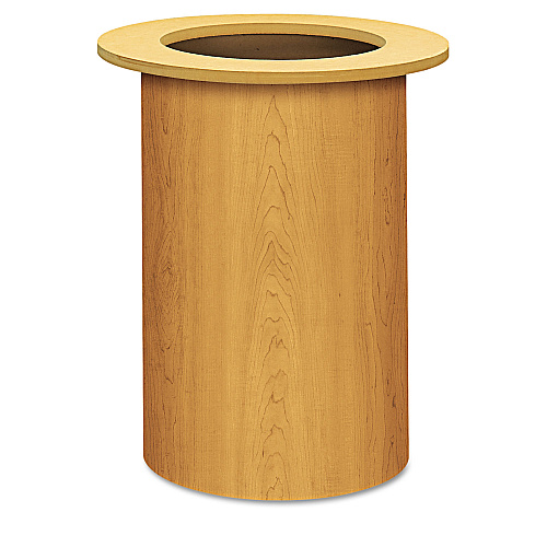 HON Laminate Cylinder Table Base, 18" dia x 28h, Harvest (TLRAC)