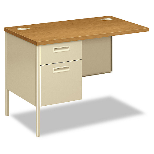 HON Metro Classic Series Workstation Return, Left, 42w x 24d, Harvest/Putty (P3236LCL)